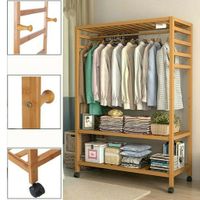 Wieszak na ubrania XXL garderoba szafka otwarta wieszak drążek stojak półki