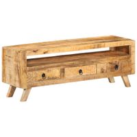 Szafka pod telewizor, 110x30x40 cm, lite drewno mango