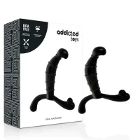 addicted toys stymulator prostaty czarny anatomiczny 11,3 cm