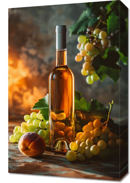 Obraz 40x60cm Bursztynowe Wino zdjęcie 1