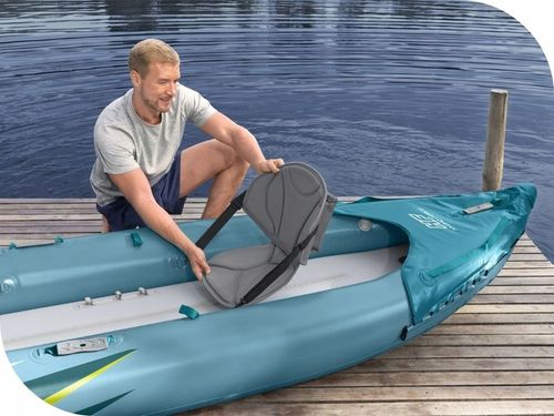 Kajak Dmuchany 2 os. Elite Bestway 65167 Pompka Wiosła Torba MODEL 2024 na Arena.pl