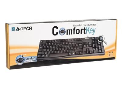 Klawiatura A4TECH KR-750 USB Black na Arena.pl