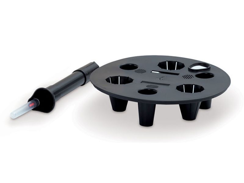 Doniczka z nawadnianiem Tubus shine DTUS200S | Biały, Wymiary 20x38.1 cm, Prosperplast zdjęcie 3