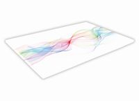 SZKLANA DESKA KUCHENNA 30x20 90a Tęczowy dym