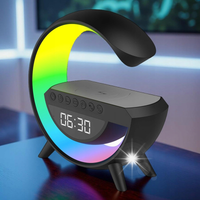 Bezprzewodowy Głośnik Bluetooth Budzik i Ładowarka LED Zegar