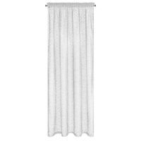 Firana na taśmie z siateczki AMANDA 140x270 biała