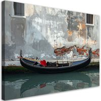 Obraz do salonu sypialni jadalni biura hotelu, Kanał wenecki 90x60