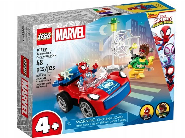 KLOCKI LEGO SUPER HEROES SAMOCHÓD SPIDERMANA DOCOCK PREZENT DLA 4,5,6 LATKA zdjęcie 3