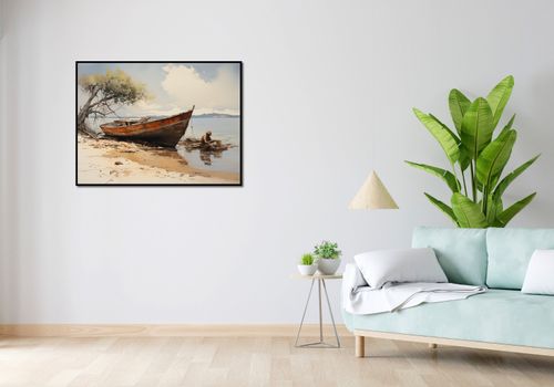 Plakat 100x75cm Spokój Przybrzeża na Arena.pl