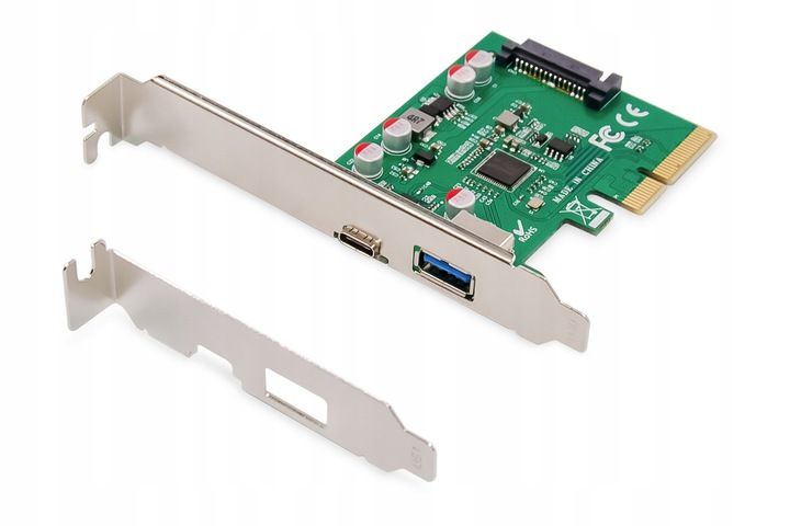 Digitus Karta PCIe USB 3.1 z Portem USB-C & USB-A, 10 Gb/s zdjęcie 2