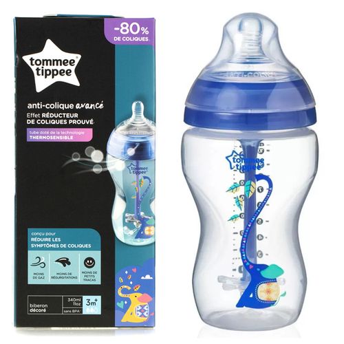 TOMMEE TIPPEE Butelka antykolkowa ADVANCED 1x340ml BOY na Arena.pl