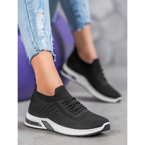 Czarne Tekstylne Buty Na Platformie r.36 na Arena.pl