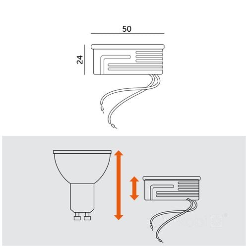 żarówka led insert 6,5w 6000k mleczny kobi na Arena.pl