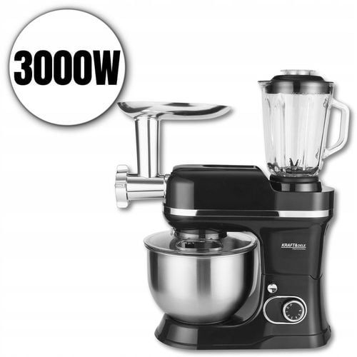 ROBOT PLANETARNY KUCHENNY MIKSER Z MISĄ BLENDER SZKLANY I MASZYNKA DO MIĘSA na Arena.pl