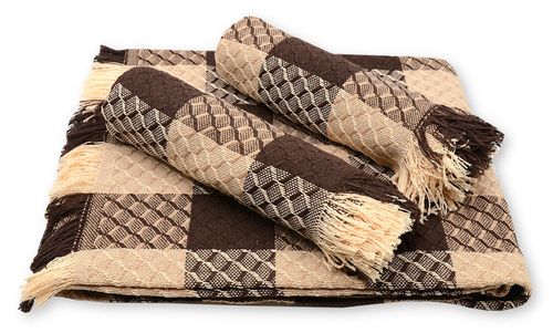 Narzuta Na Wersalkę I Fotele - Beżowo-Brązowa 23138 na Arena.pl