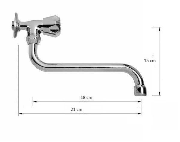 CLASSIC BATERIA KUCHENNA POJEDYNCZA ŚCIENNA S 21cm zdjęcie 2