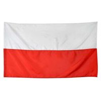 Flaga narodowa "Polskiego Kibica", biało-czerwona, Funny Fashion, 150x90cm