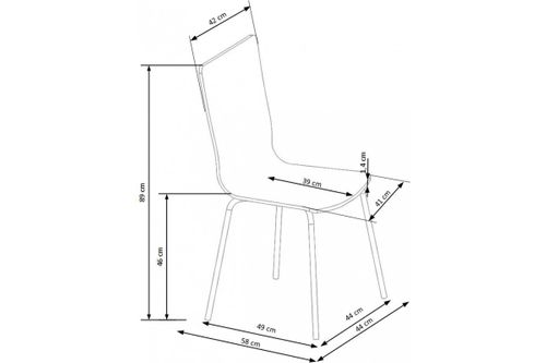 Krzesło K82 biały na Arena.pl