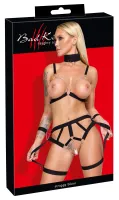 bad kitty harness bikini m czarny zestaw uprzęży z łańcuchami