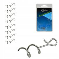 Wkrętka z klipsem do haczyka OFFSETOWEGO MICRO Spiral Snap XS (10 mm) 8 szt