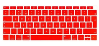 etui  nakłdka na klawiaturę macbook czerwona