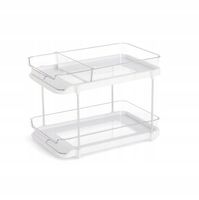 ORGANIZER DO SZAFKI KUCHENNEJ 2 POZIOMY PRZEZROCZYSTY 33,3 x 21,3 x 23,5 CM