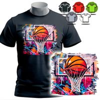 KOSZULKA T-SHIRT MĘSKI WZORY DO WYBORU - KOSZYKÓWKA - L