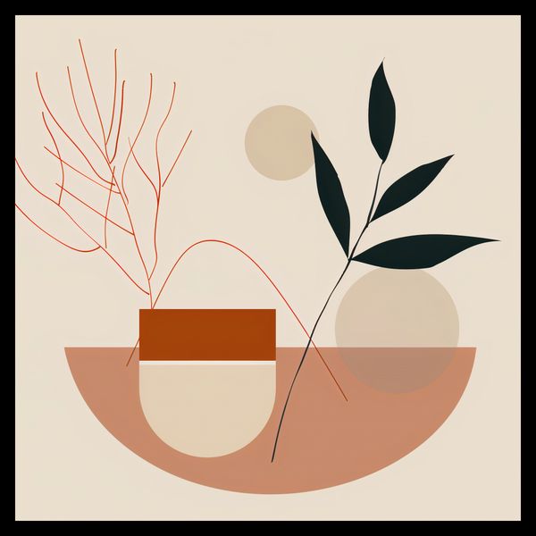 Plakat 50x50cm Botaniczna Przymiarka zdjęcie 2