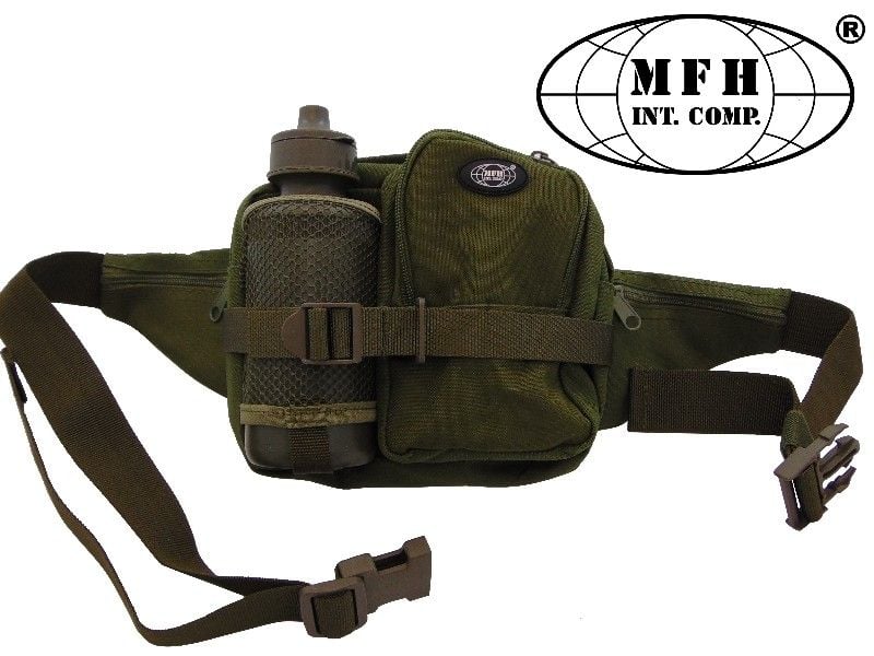 TORBA NA PAS (NERKA) Z BIDONEM ZIELONA MFH zdjęcie 1