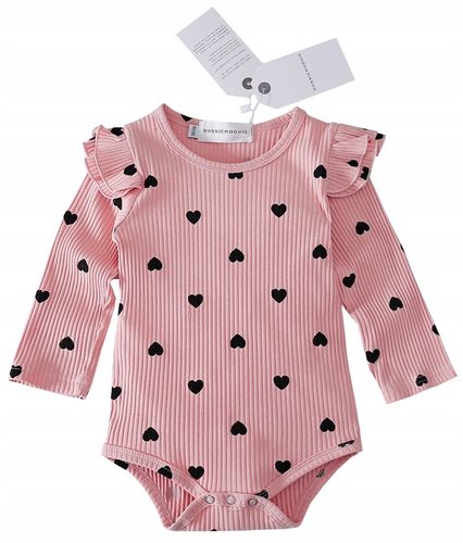 KOMPLET BODY W SERDUSZKA DLA DZIEWCZYNKI 62 na Arena.pl