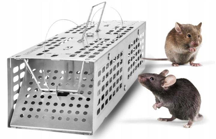 MYSZOŁAPKA ŻYWOŁAPKA PUŁAPKA ŁAPKA NA MYSZY I SZCZURY CHWYTACZ zdjęcie 5