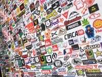 300 naklejek za 37zł ! Zestaw naklejek naklejki wlepy na rower motor kask