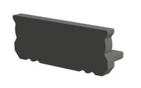 czarna zaślepka GLS1 endcap black