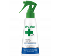 Dr. Seidel Spray psa kota królika gryzoni przeciwgrzybiczy CHLORHEKSYDYNA