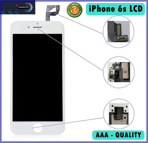 Wyświetlacz LCD iPhone 6s BIAŁY na Arena.pl