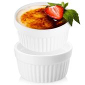 2x Naczynie Zapiekania Żaroodporne Miska Miseczka Kokilka Ceramiczna 170 ml