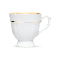 FILIŻANKA WYSOKA CHODZIEŻ MARIA TERESA  B014 210 ML ZŁOTY PASEK