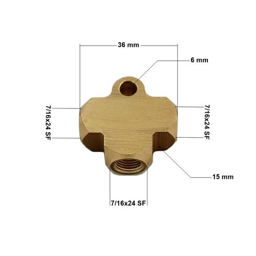 TPS-6 - Trójnik przewodów hamulcowych 3x 7/16"x24 na Arena.pl