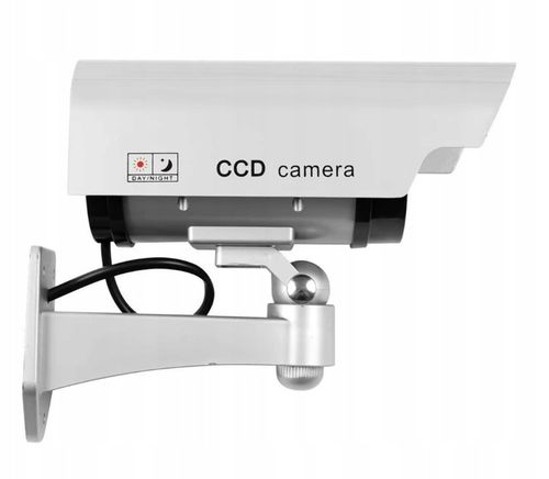 KAMERA ATRAPA IR LED MONITORING KAMERA ZEWNĘTRZNA ŚCIENNA Z DIODĄ MIGAJĄCA na Arena.pl