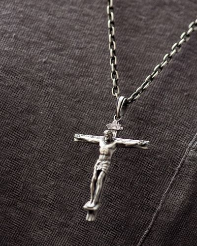 Srebrny krzyż CRUCIFIXION of JESUS CHRIST na Arena.pl