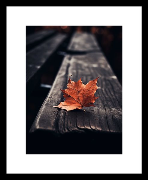 Plakat 15x20cm Pojedynczy Liść zdjęcie 3