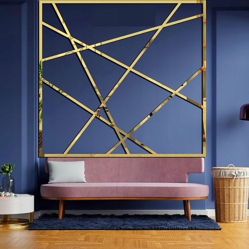 Listwa Dekoracyjna SAMOPRZYLEPNA Złota POŁYSK Taśma Ozdobna 2cm x 2,44m na Arena.pl