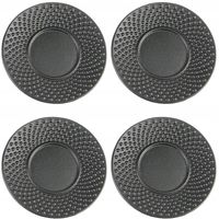 PODKŁADKI PODKŁADKA SPODEK ŻELIWNY POD CZARKI FILIŻANKI ZESTAW 4 SZTUK