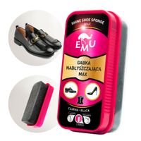 Gąbka nabłyszczająca do obuwia z pastą do butów - Czarna EMU