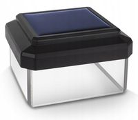 Lampa solarna LED na słupek, daszek kopertowy, GreenBlue 60 mm, 60 mm