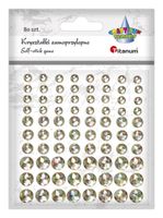 kryształki samoprzylepne złote 80szt titanum