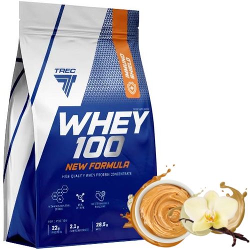 NOWE PYSZNE BIAŁKO WPC Trec Whey 100 700g SERWATKOWE PROTEINY NA MASĘ SIŁĘ na Arena.pl