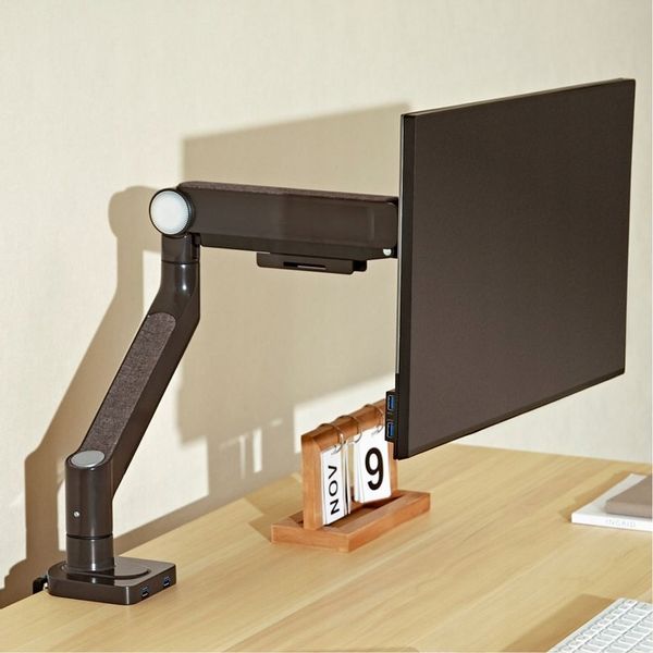 Uchwyt do monitora 17-32' wbudowane porty USB 3.0 system ukrywania kabli zdjęcie 2