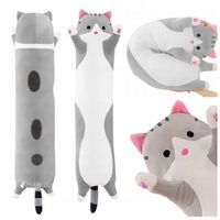 PODUSZKA 130 CMPLUSZOWY KOTEK PLUSZOWA MASKOTKA KOT PLUSZAK