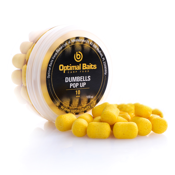 Optimal Baits Dumbells Pop Up CITRUS 10mm zdjęcie 1